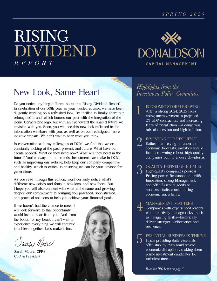 Rising Dividend Report