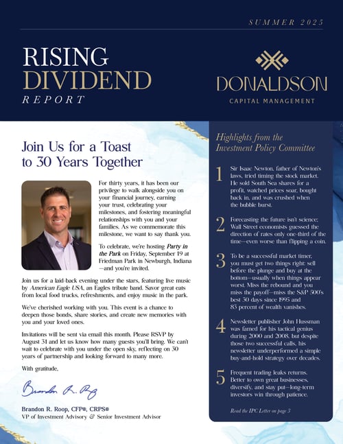 Rising Dividend Report