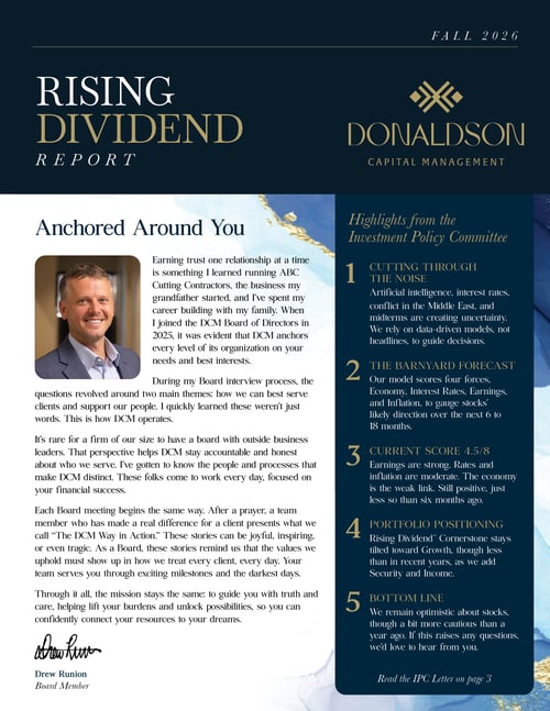 Rising Dividend Report