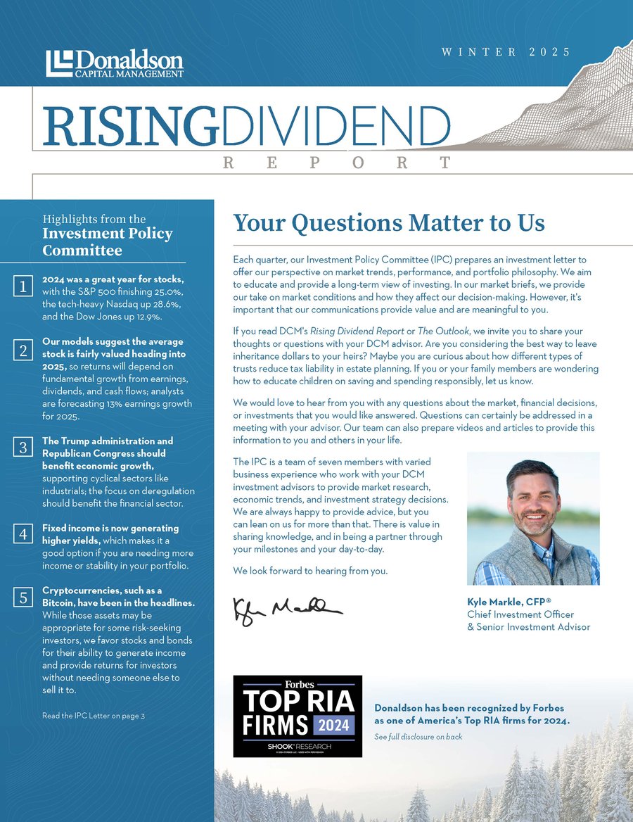 Rising Dividend Report